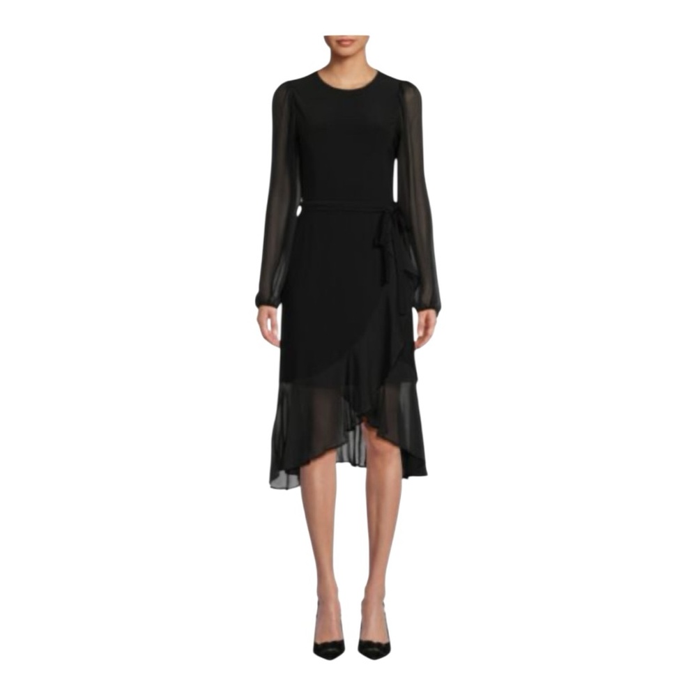 TOMMY HILFIGER Ruffle Asymmetrical Dress Size 12 NWT